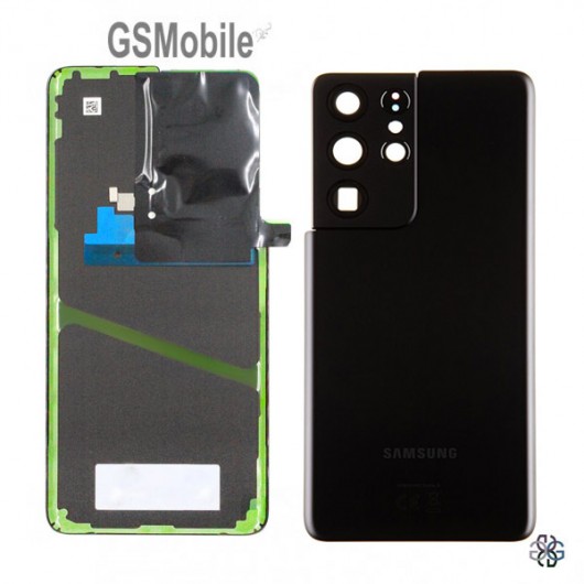 Samsung S21 Ultra 5G Galaxy G998B Battery cover black - Original
