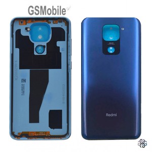 Tampa traseira para Xiaomi Redmi Note 9 Azul