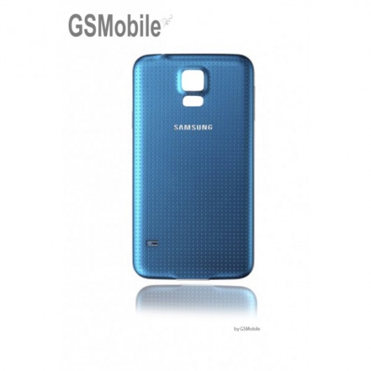 Samsung S5 Galaxy G900F battery cover blue