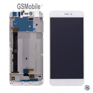 Ecrã - Display LCD Touch com frame Xiaomi Redmi Note 5A Prime Branco