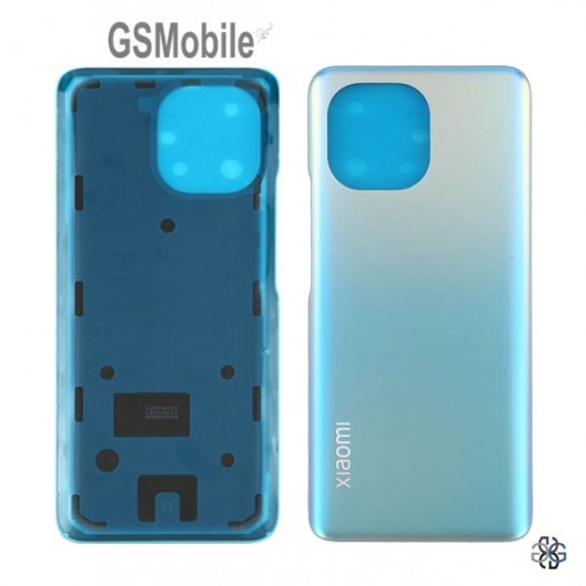 Tampa traseira azul para Xiaomi Mi 11