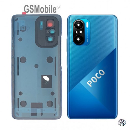 Xiaomi Poco F3 Battery Cover blue