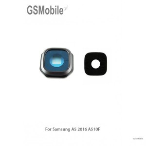 Embellecedor cámara Samsung A5 2016 Galaxy A510F Negro