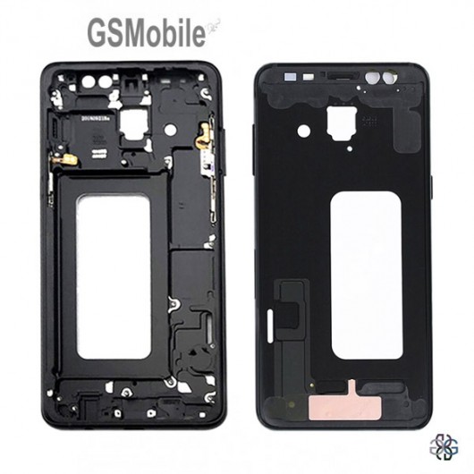 Display Frame for Samsung A8 2018 Galaxy A530F black