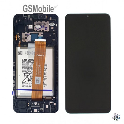 Samsung A12 Galaxy A125F Display With battery Original