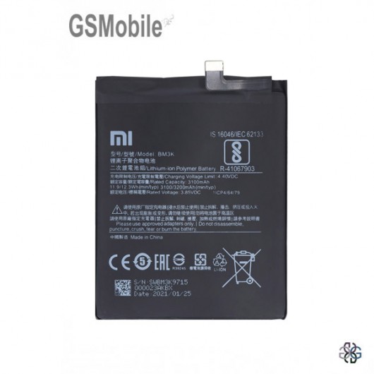 Xiaomi Mi Mix 3 battery