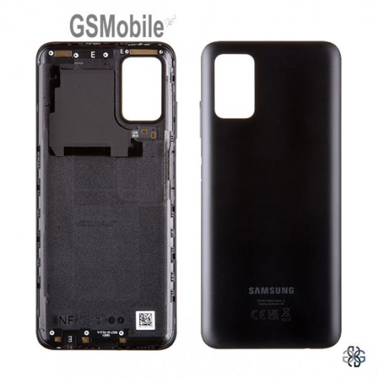 Tapa trasera Samsung A03s Galaxy A037G Negro Original✅