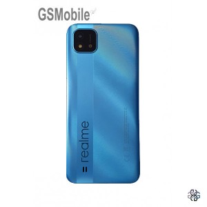 Realme C11 2021 battery cover blue Original