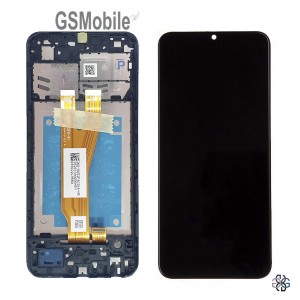 Ecrã - Display LCD Touch com frame Samsung A03 Core Galaxy A032F Preto