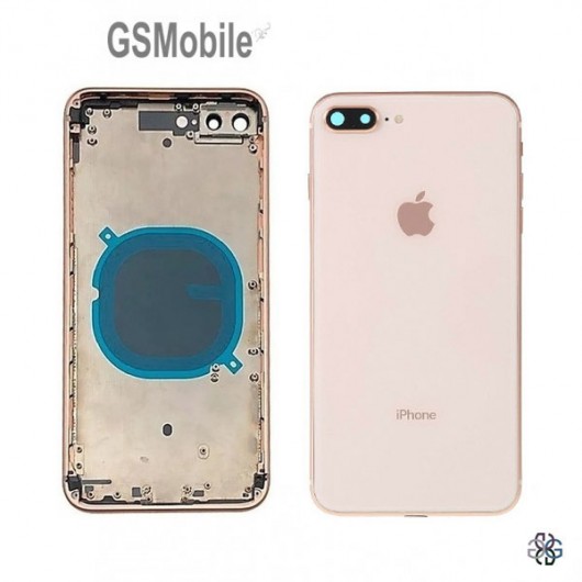 Chassi dourado para iPhone 8 Plus