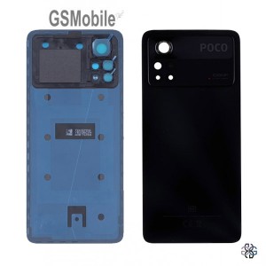 Tapa trasera para Xiaomi Poco X4 Pro 5G Negro