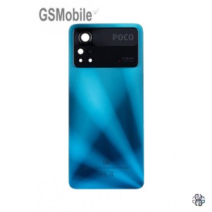 Tapa trasera para Xiaomi Poco X4 Pro 5G Azul