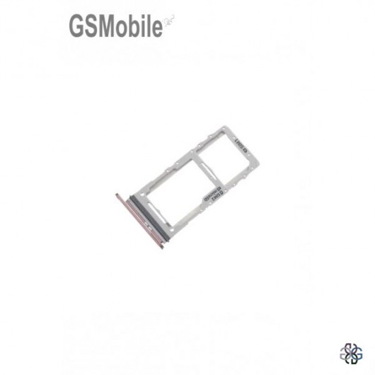 Bandeja de cartão SIM e SD rosa Samsung S20 Galaxy G980F