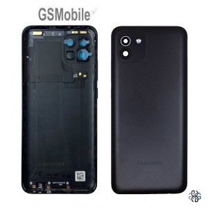 Samsung A03 Galaxy A035 battery cover black original✅