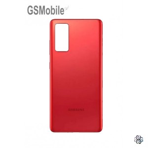 Tapa trasera Samsung S20 FE 5G Galaxy G781 Rojo