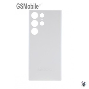Tapa trasera para Samsung S23 Ultra 5G Galaxy S918B Blanco