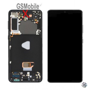 Display excl. Cam for Samsung S21 Plus 5G Galaxy G996 black - Original