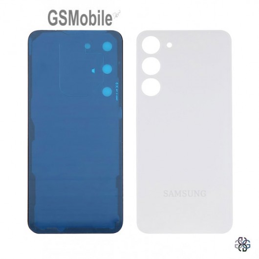 Tapa trasera para Samsung S23 5G Galaxy S911B Blanco