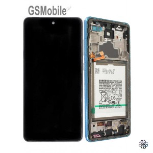 Display Samsung A72 5G Galaxy A726B Blue - Original