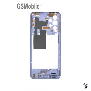 Marco intermedio para Samsung A32 5G Galaxy A326 Morado