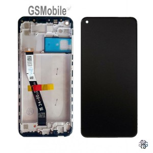 Pantalla completa con marco para Xiaomi Redmi Note 9 Negro