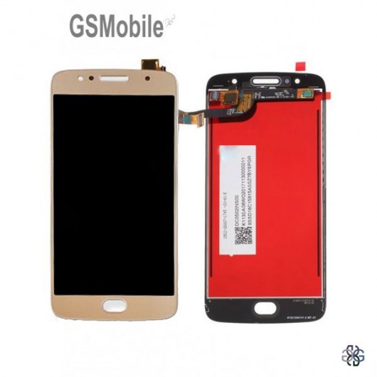 Display for Motorola Moto G5s Gold