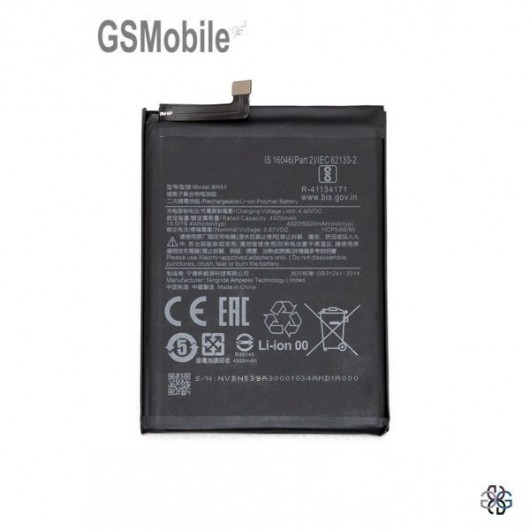 Xiaomi Redmi Note 9 Pro Battery BN53