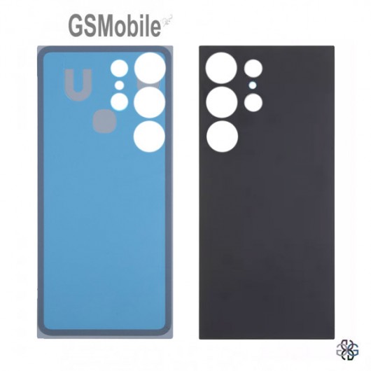 Tapa trasera para Samsung S24 Ultra 5G Galaxy S928B Negro