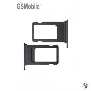 Sim Tray for iPhone 7 black - sales of apple spare parts