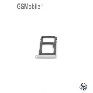 Bandeja SIM & MicroSD Samsung S8 Plus Galaxy G955F Plateado