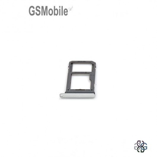 Bandeja SIM & MicroSD prata Samsung S8 Galaxy G950F