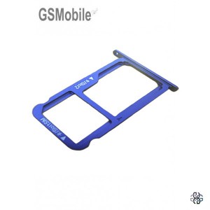SIM card and MicroSD tray Honor 8 Blue Original