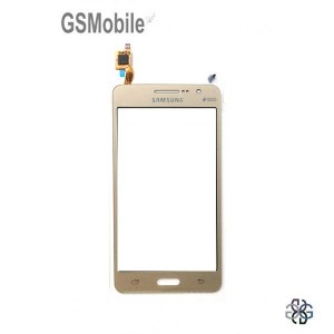 Ecrã Touch Screen dourado Samsung Grand Prime Galaxy G530