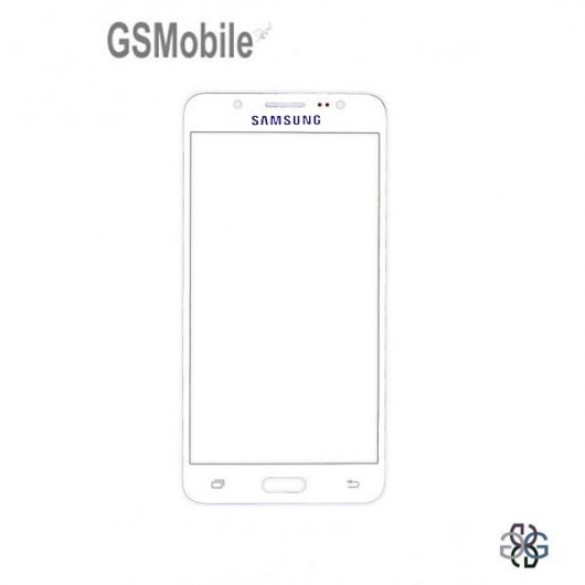 Cristal pantalla para Samsung J5 2016 Galaxy J510F Blanco