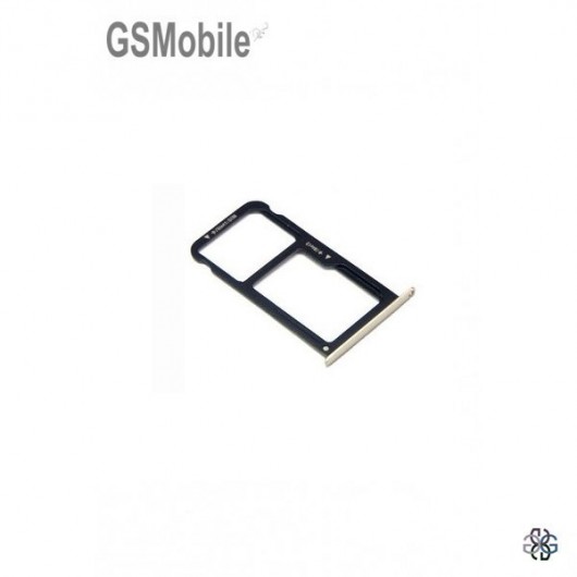 Huawei P8 Lite 2017 SIM card and MicroSD tray gold - Original