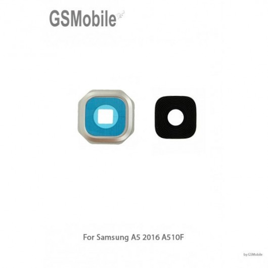 Embellecedor cámara Samsung A5 2016 Galaxy A510F Dorado