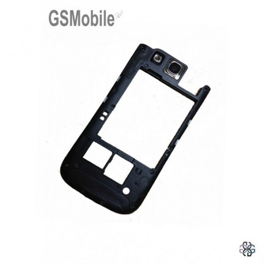 Middle Cover + Camera Lens for Samsung S3 Galaxy i9300 Black