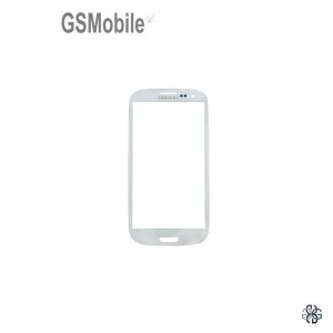 Cristal pantalla para Samsung S3 Galaxy i9300 Blanco