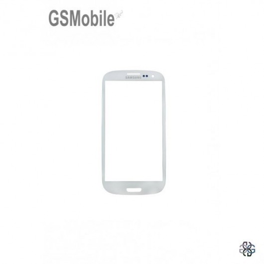 Samsung S3 Galaxy i9300 Screen Glass Lens white