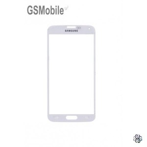 Samsung S5 Galaxy Galaxy G900F Screen Glass Lens white