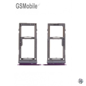 Samsung S9 Plus Galaxy G965F SIM card and MicroSD tray purple