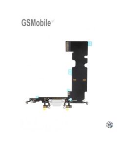 Flex conector de carga & Micrófono iPhone 8 Plus Blanco