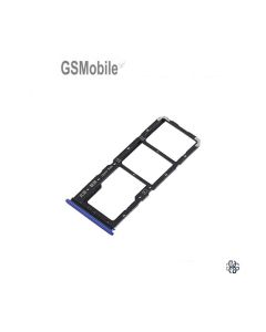 Tiroir carte SIM pour Oppo A74 4G 2021 Bleu