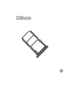 Tiroir carte SIM et SD pour Oppo A57 4G Noir