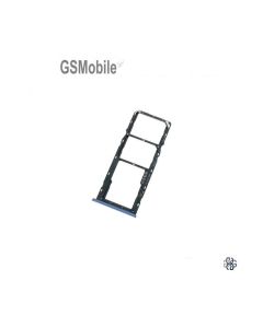 SIM and SD Card Tray for Oppo A15 Blue
