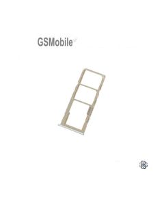 Carrellino SIM e SD per Oppo A15S Argento - GSMobile