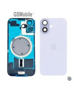 Coque arrière + Support en métal pour iPhone 17 Violet
