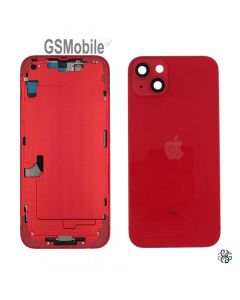 Carcasa intermedia con tapa trasera para iPhone 14 Rojo
