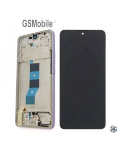 Ecr&atilde; Completo com Frame para Xiaomi Redmi Note 14 5G Original Roxa