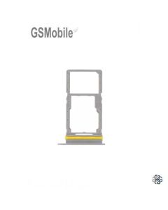 Bandeja de cartão SIM & MicroSD para Samsung A17 4G Galaxy A175F Prata